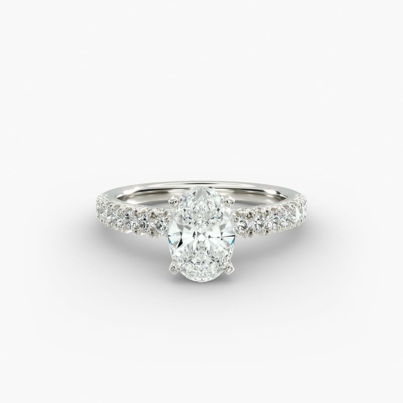 Blue nile oval engagement ring cheap
