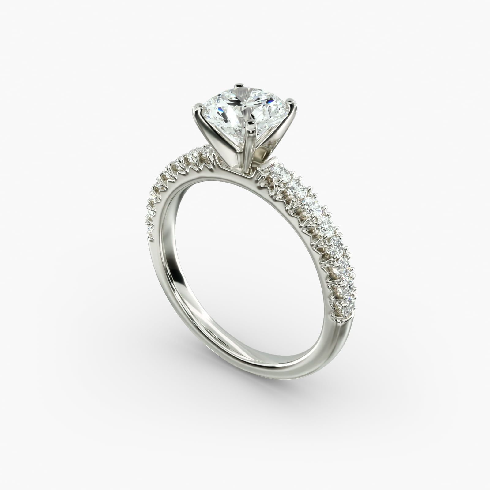 French pave engagement rings store