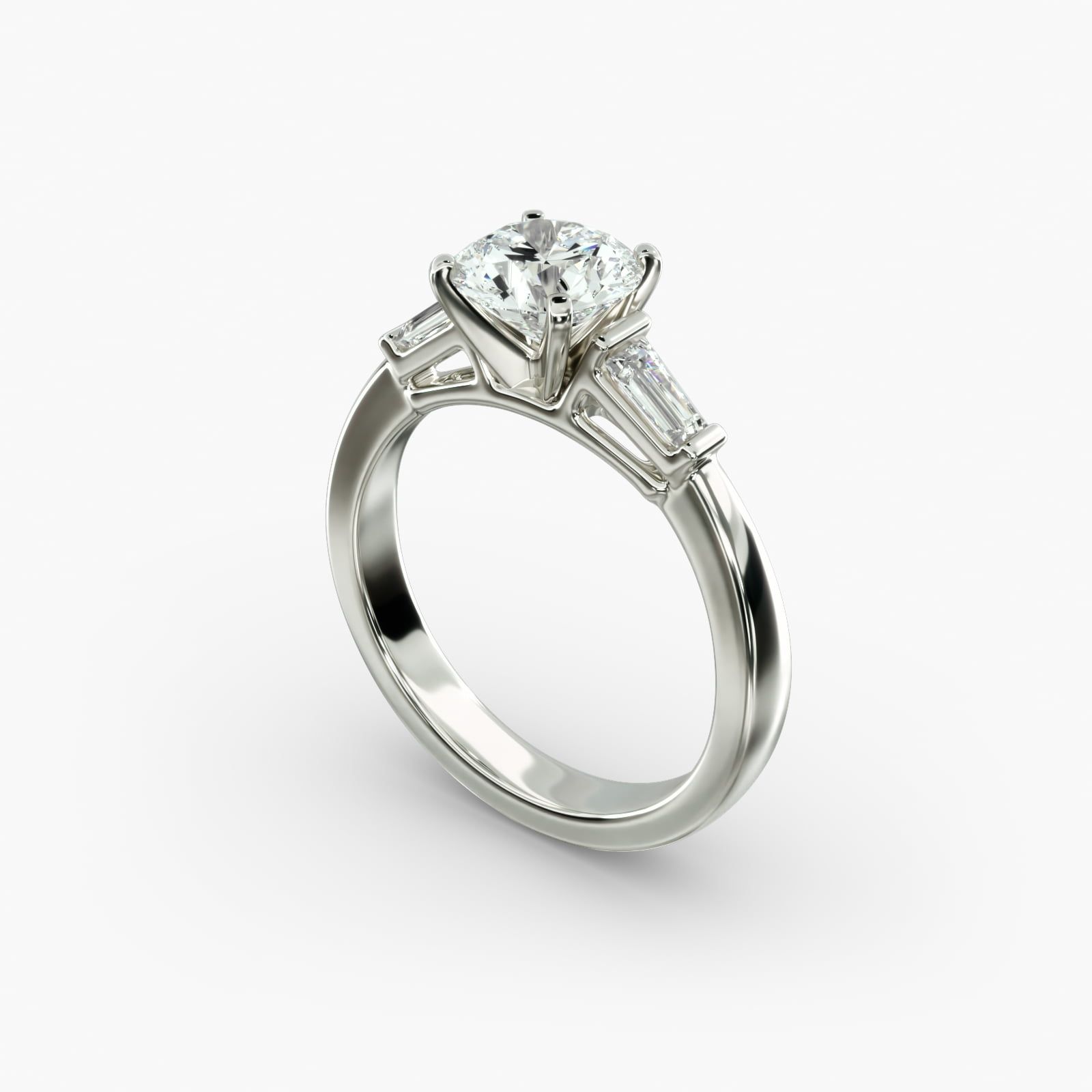 Blue nile baguette ring sales