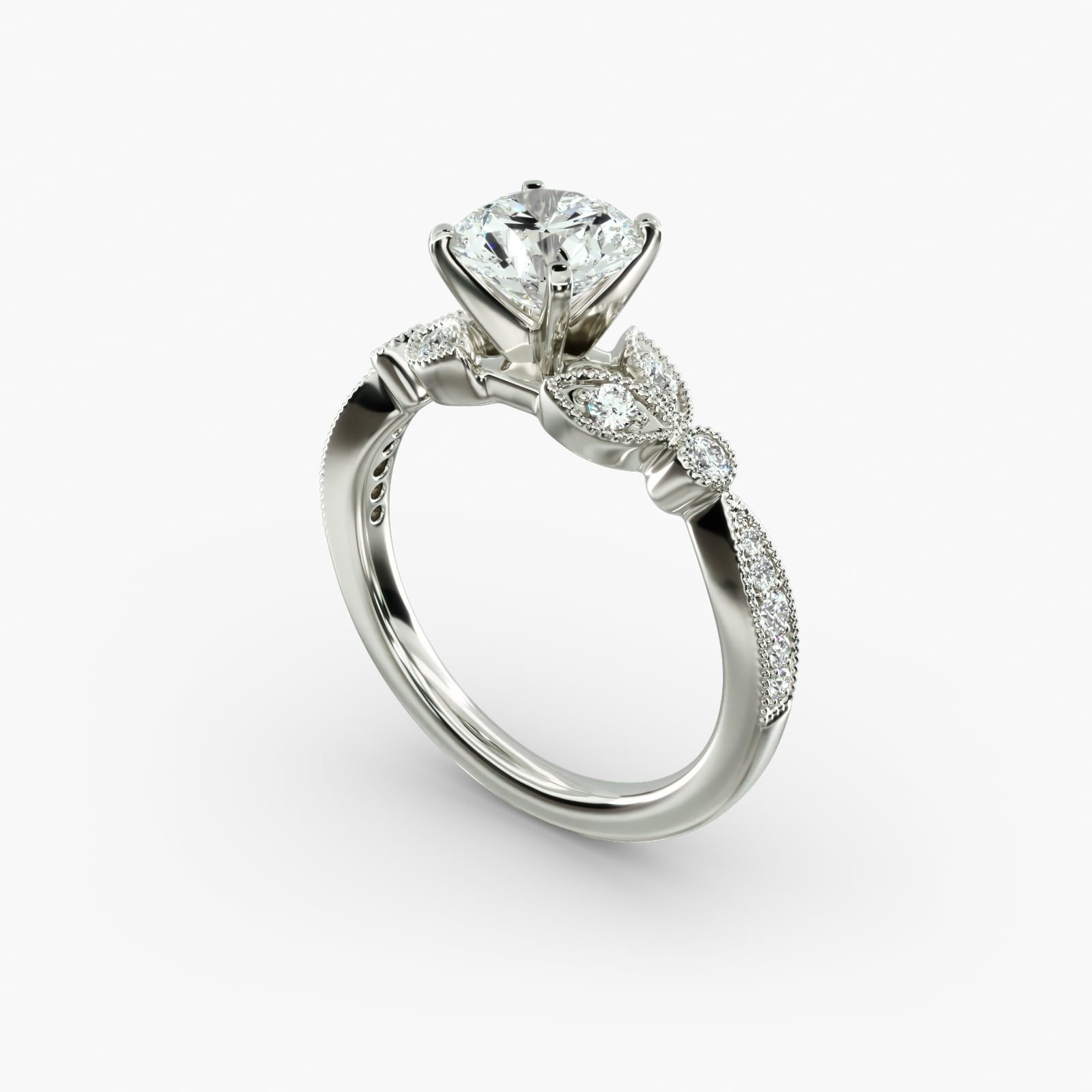 Vintage pave ring sale