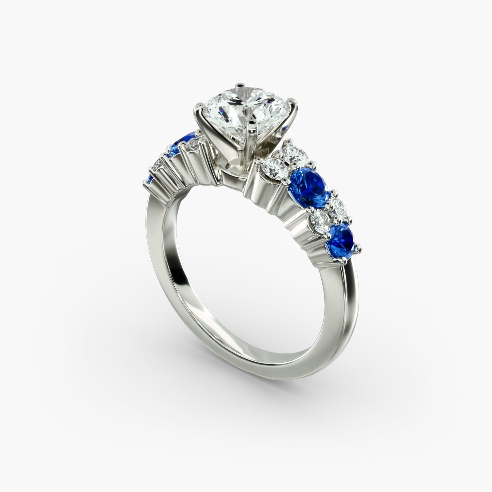 Sapphire ring blue nile hot sale