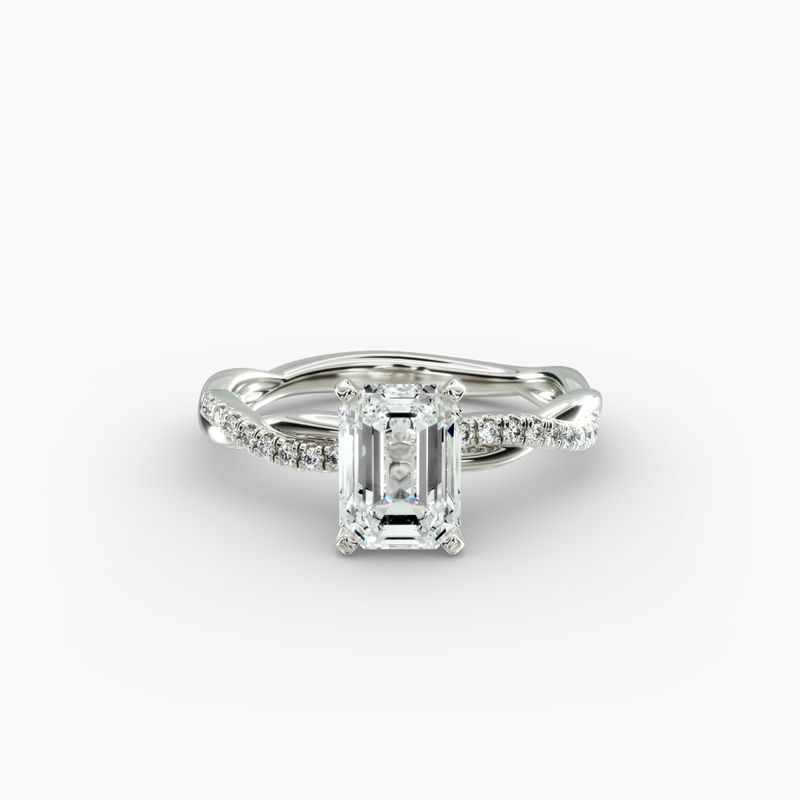 Blue nile emerald cut hotsell