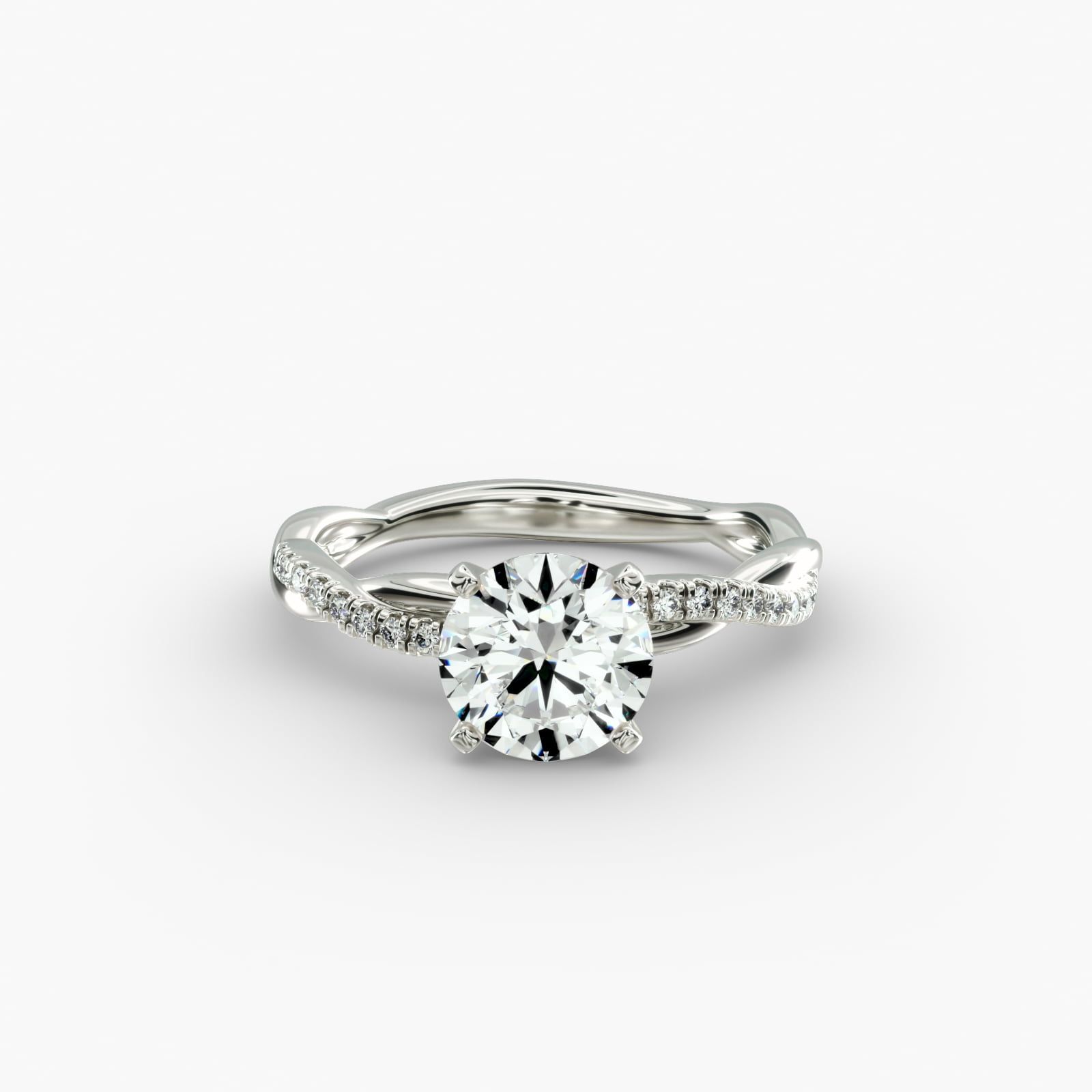 White Gold Engagement Rings Blue Nile