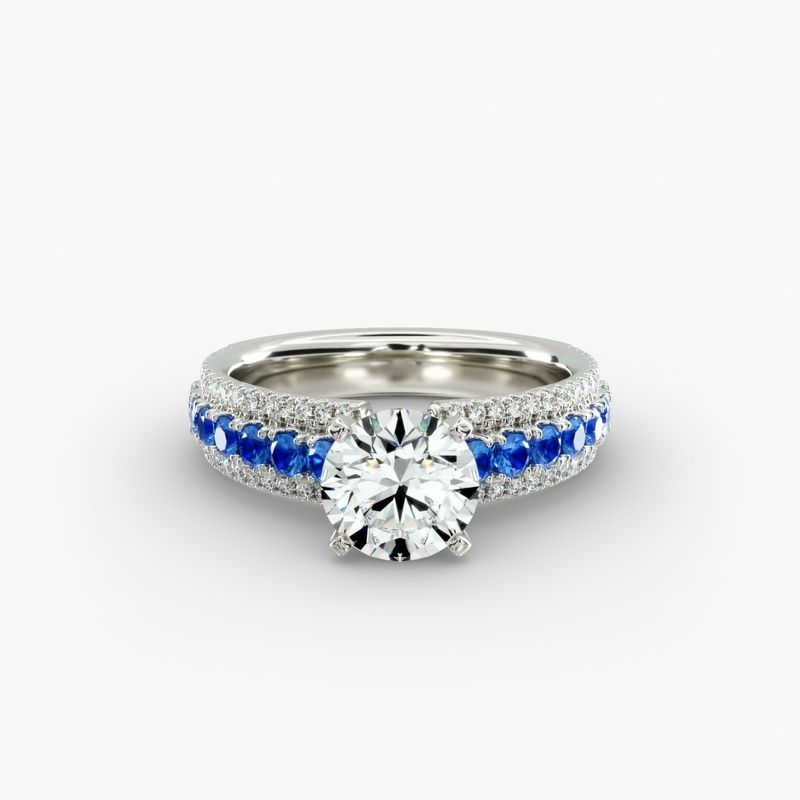Blue nile sapphire engagement rings top