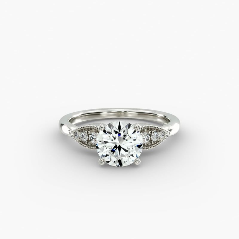 Blue nile vintage engagement rings sales