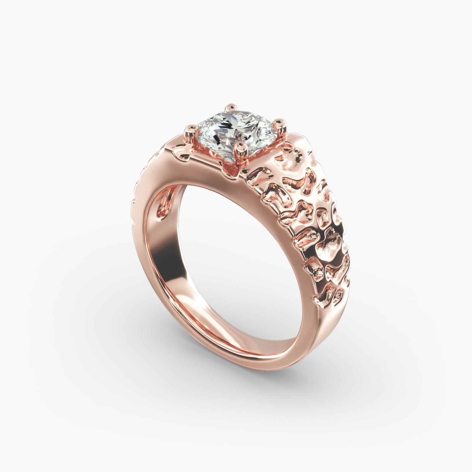 Blue nile rose gold engagement ring store