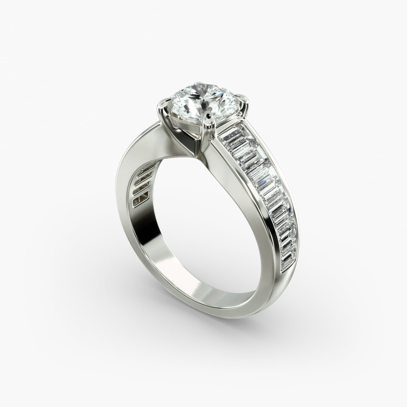 Blue nile baguette ring new arrivals