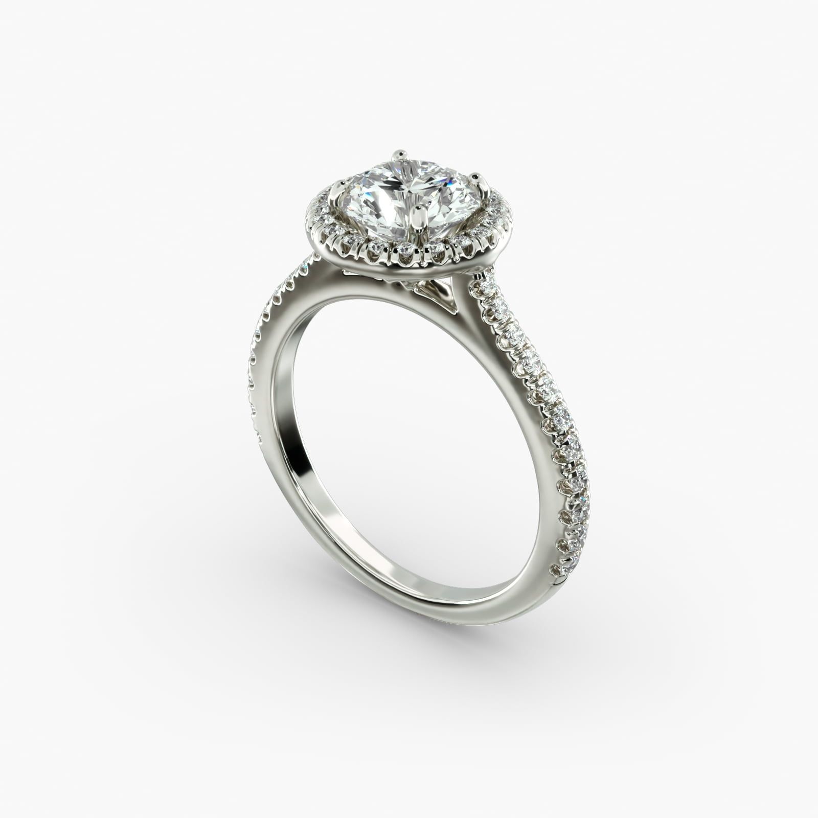 Blue nile floating halo clearance