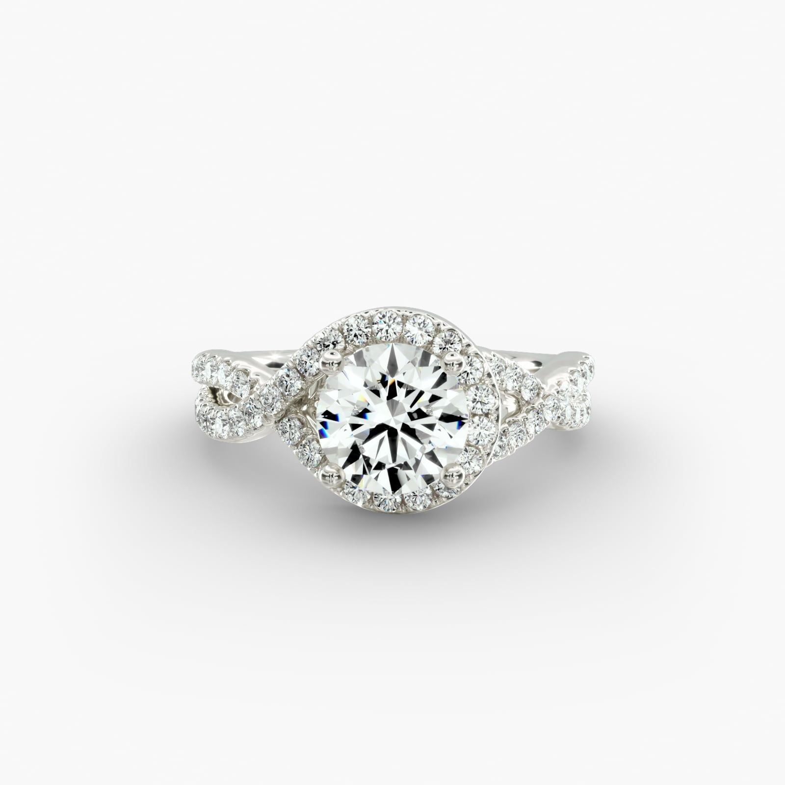 Halo Engagement Rings Blue Nile