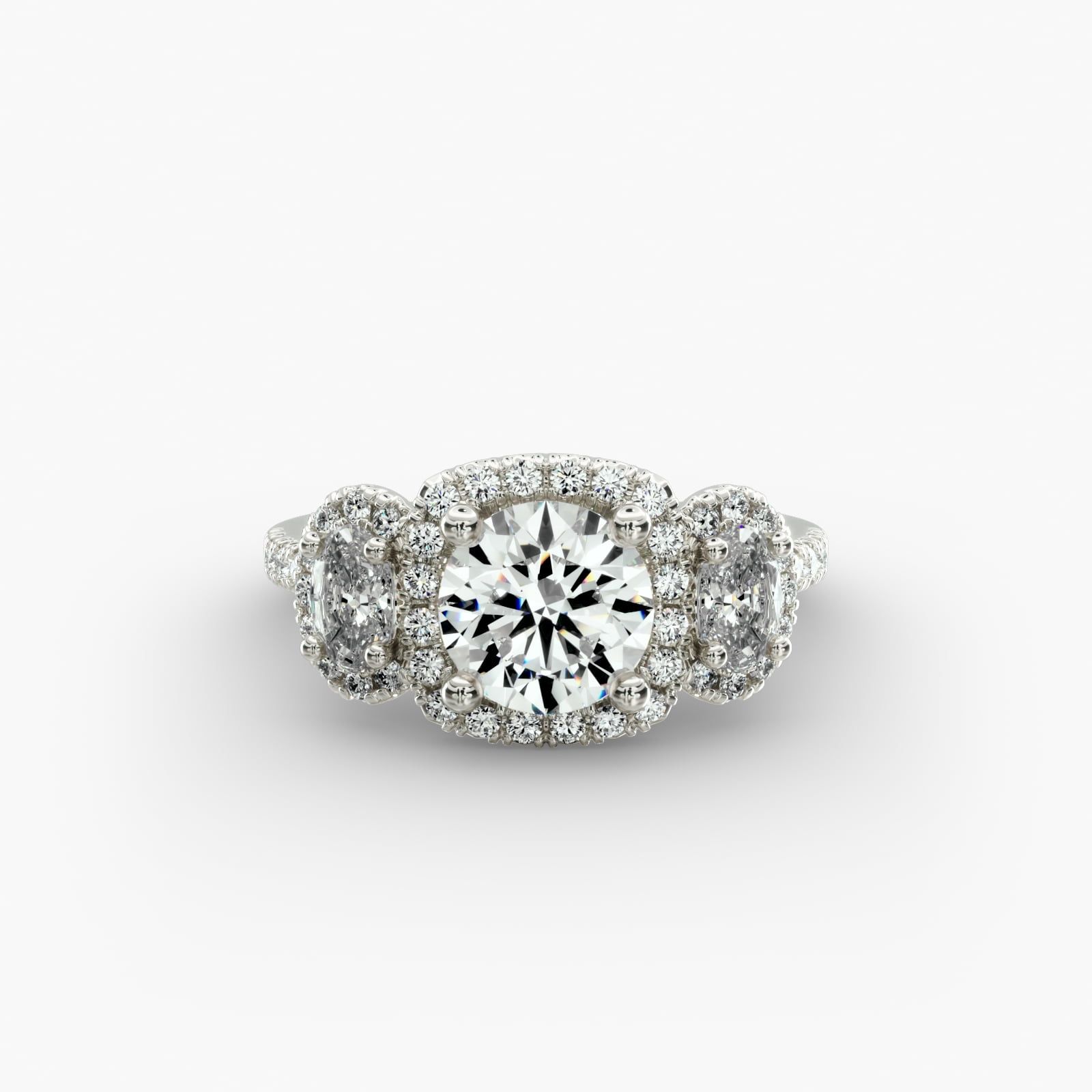 Blue nile 3 stone engagement ring deals