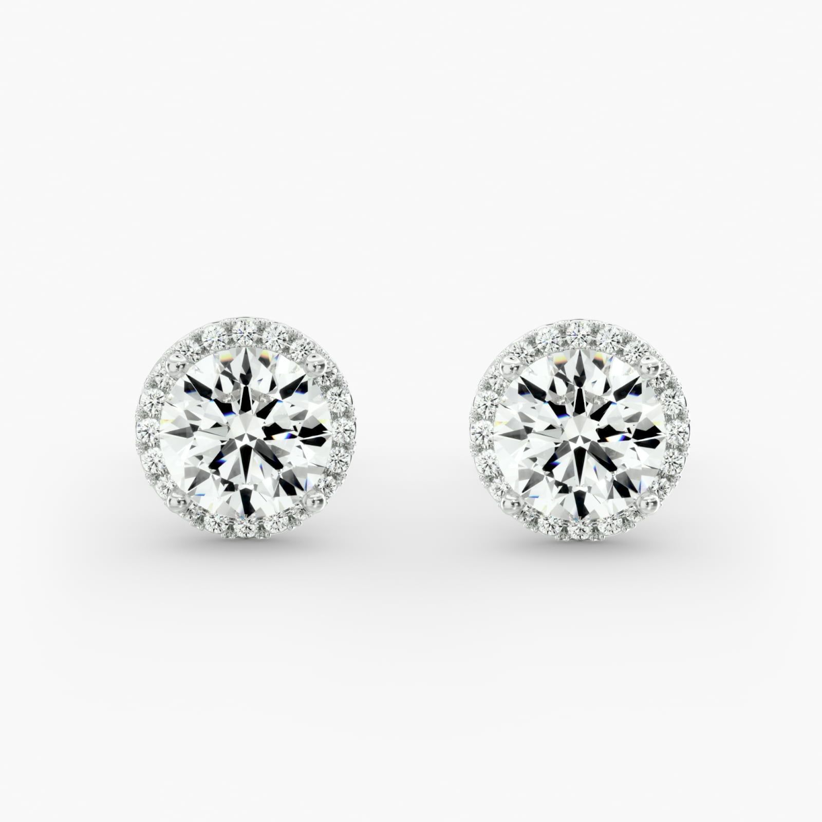 Blue nile platinum earrings deals