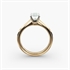 Petite Solitaire Engagement Ring in 14k Yellow Gold