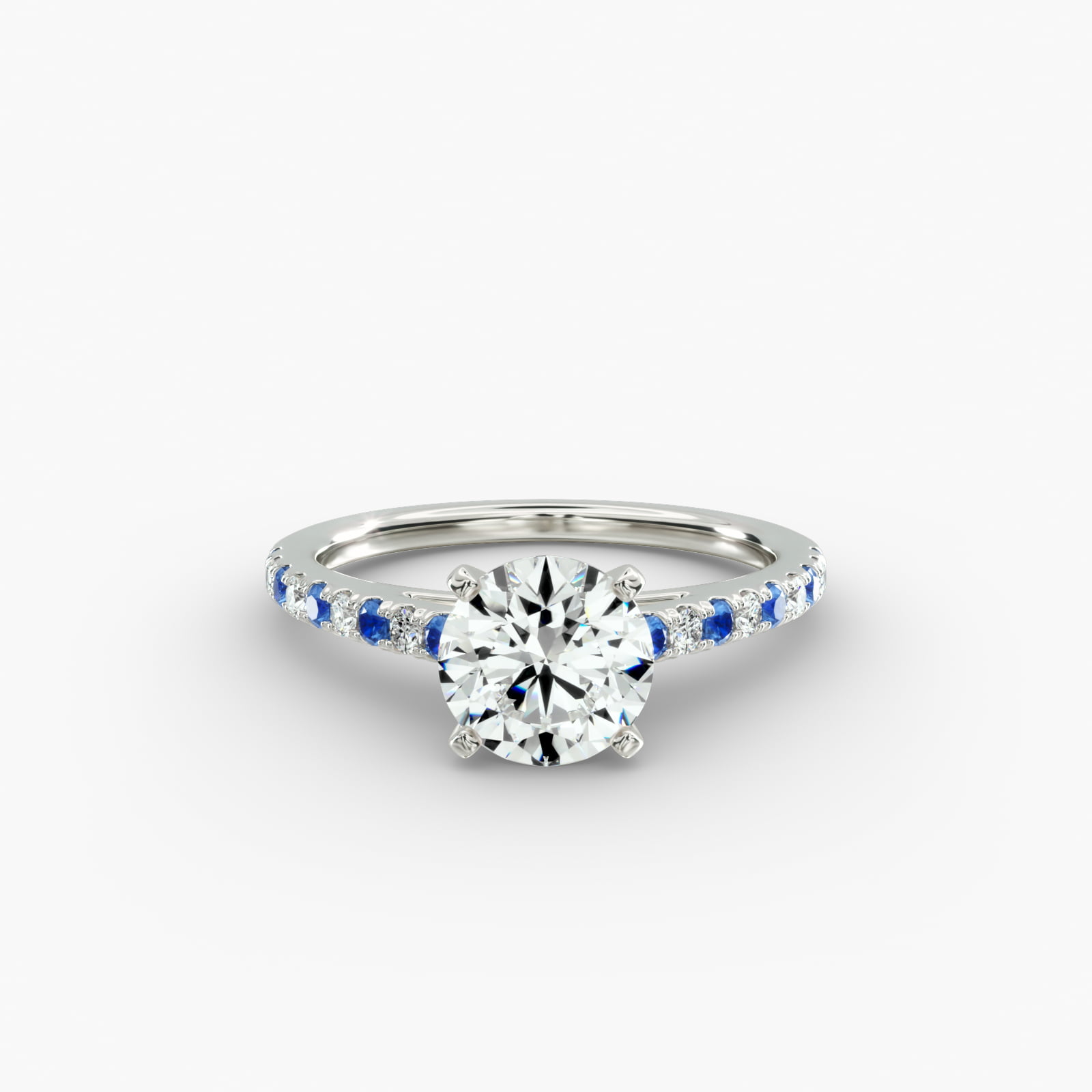 Round Cut Engagement Rings Blue Nile