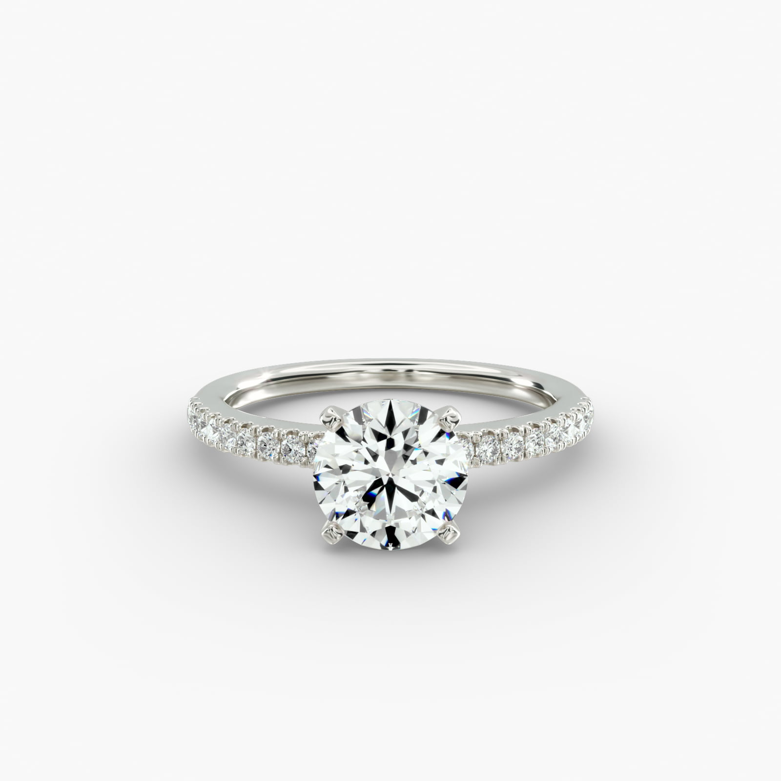 Corona White Gold 1 Carat Diamond Engagement Ring thumbnail