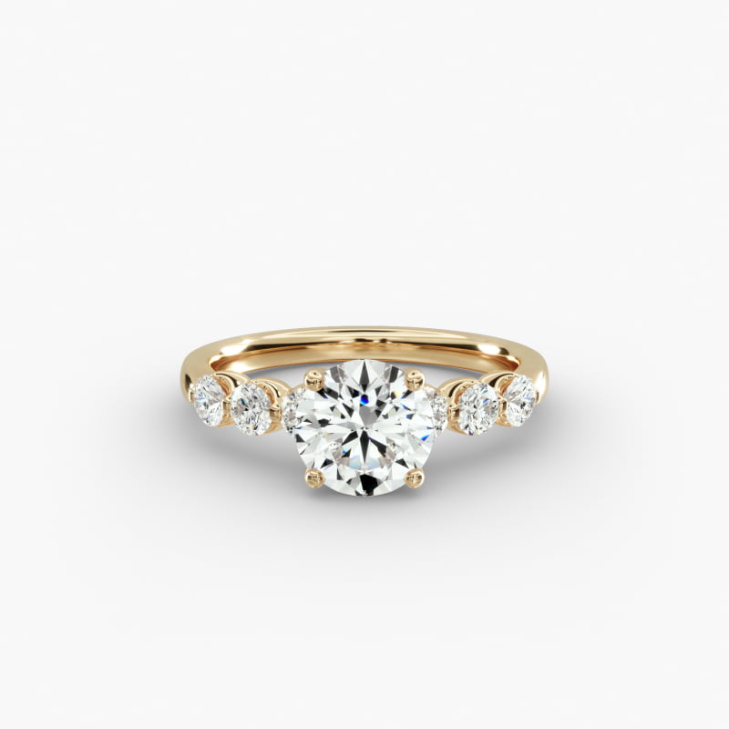 The Gallery Collection™ Floating Diamond Engagement Ring in 14K Yellow Gold (1/3 ct. tw.)