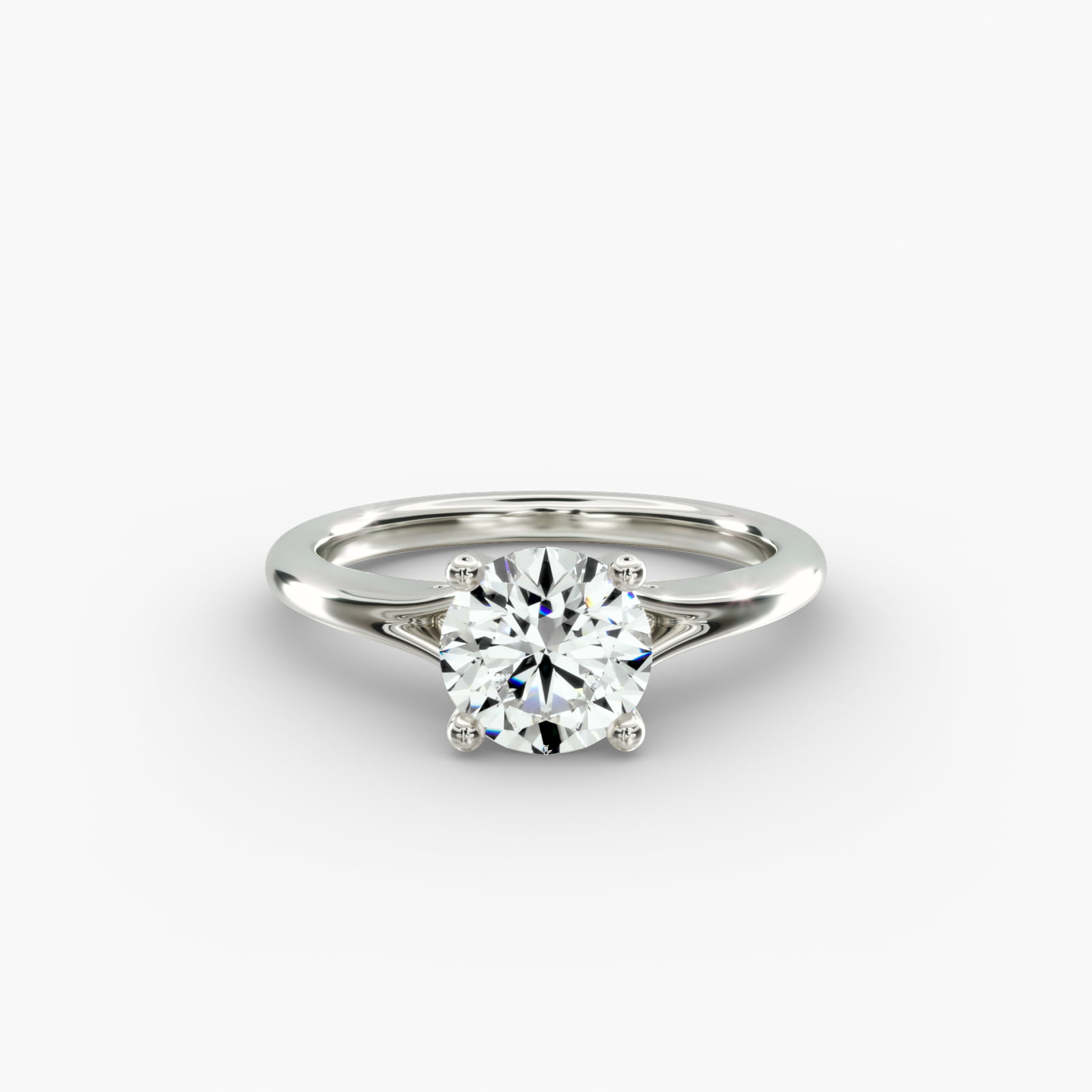 Round Cut Engagement Rings Blue Nile