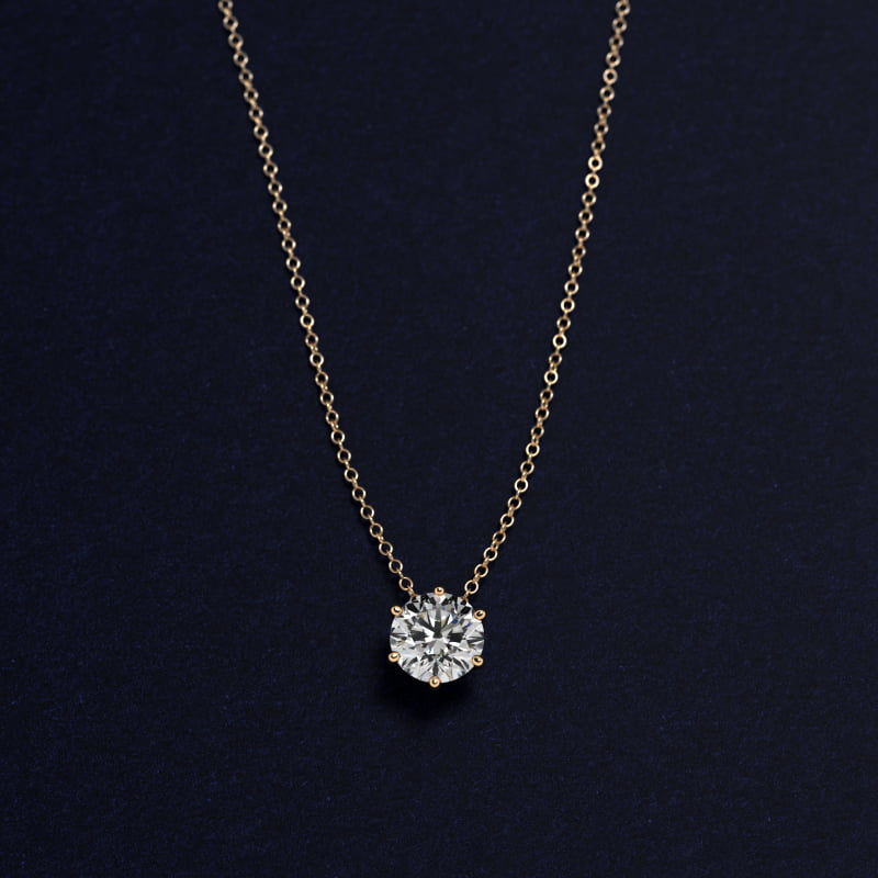 Wire Basket  Diamond Pendant   In 14K Yellow Gold (Setting)
