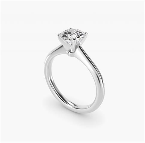 Petite Solitaire setting in platinum