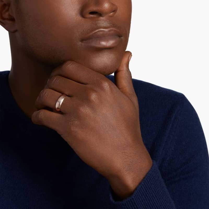 Classic Wedding Ring in 14k Rose Gold (6mm)