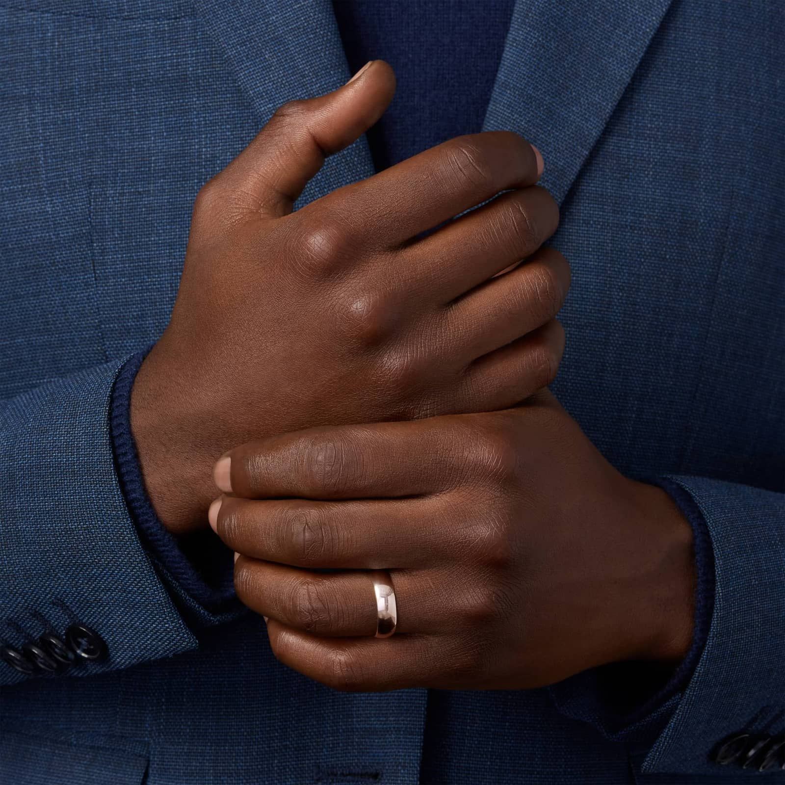 Classic Wedding Ring in 14k Rose Gold (6mm)