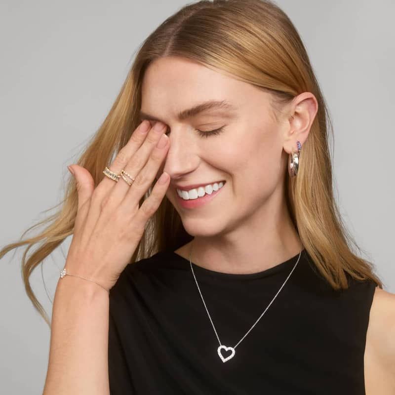 5 Stone Anniversary Ring with 4 CTW Emerald Cut Lab-Grown Diamonds in 14K Yellow Gold