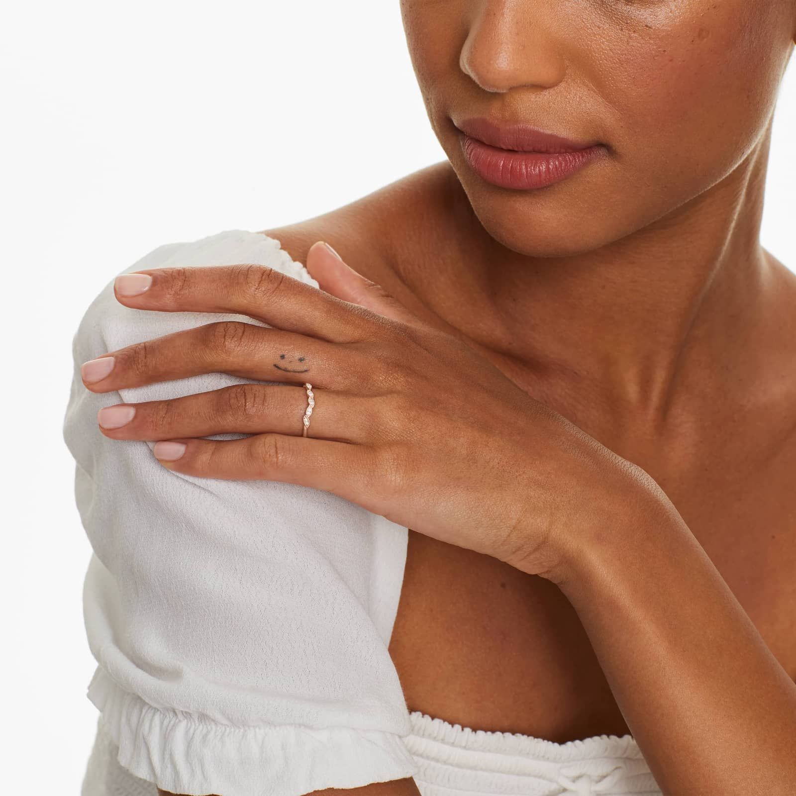 Entangled Vines Wedding Ring In 14K Rose Gold (1.50mm)