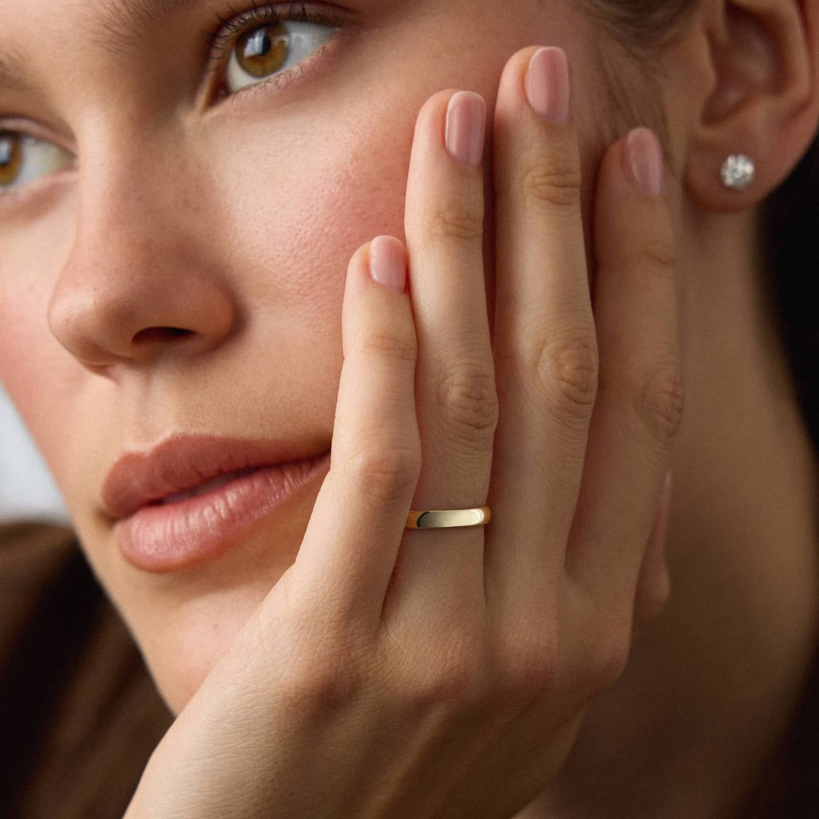 Mid-weight Comfort Fit Wedding Ring in 14k Yellow Gold (3mm)