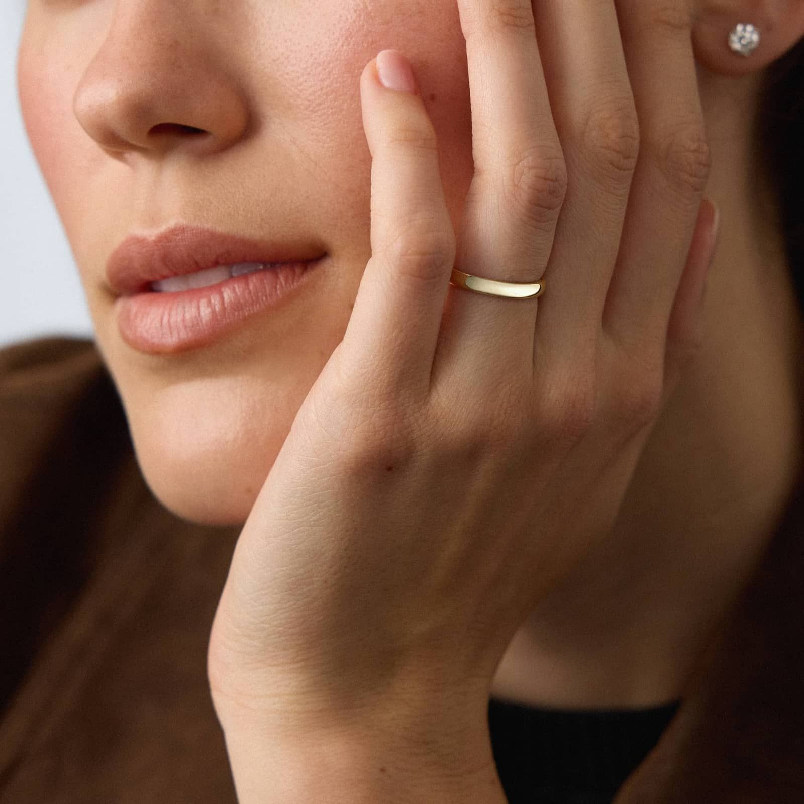 Skyline Comfort Fit Wedding Ring in 18k Yellow Gold (3mm)