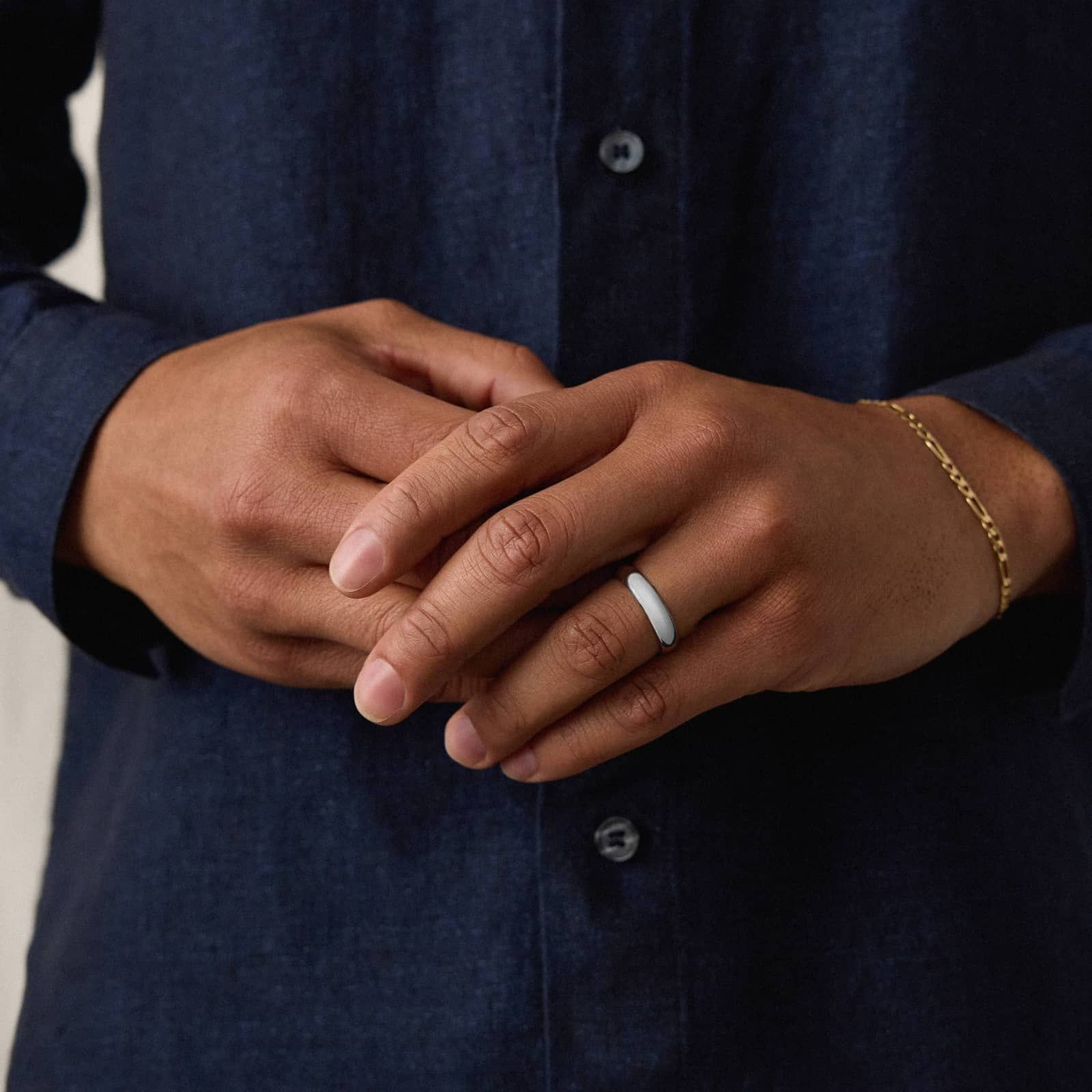 Skyline Comfort Fit Wedding Ring in Platinum (5mm)