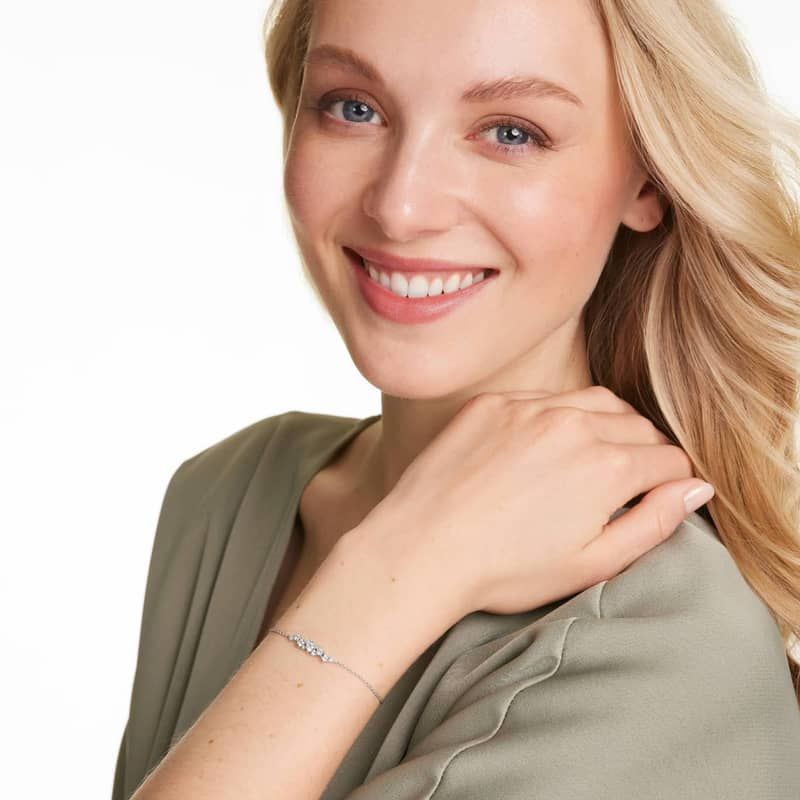 Cosmos Lab-Grown Diamond Bracelet In 14K White Gold