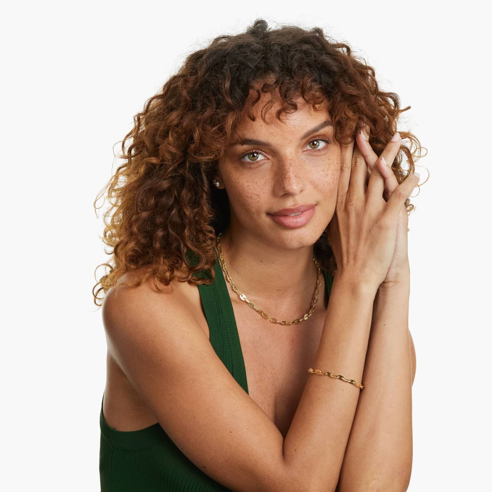 Golden Hour Polished Fancy Link Bracelet In 14K Yellow Gold