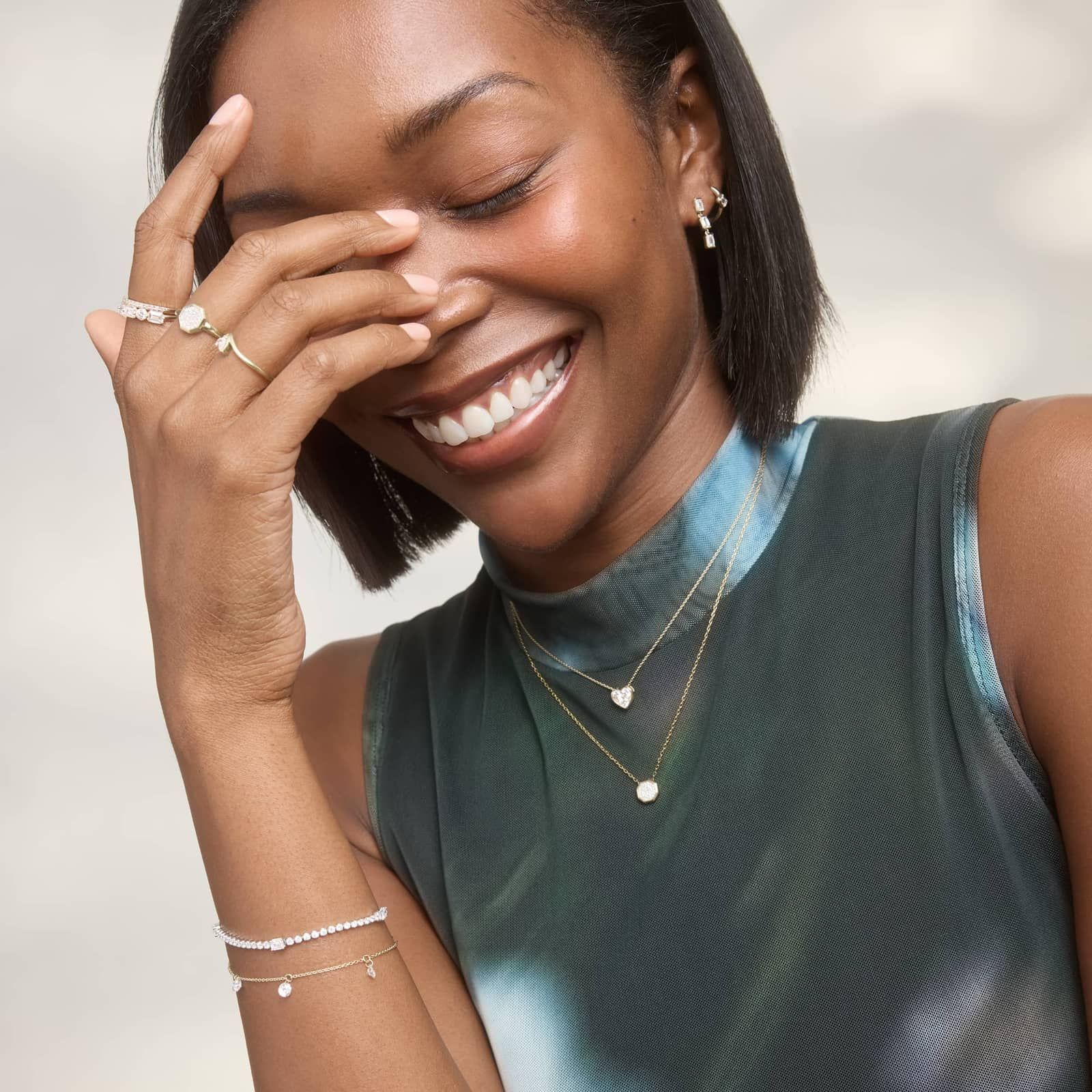 Diamond Hoop Earrings with 0.2 CTW Emerald Cut Lab-Grown Diamonds in 14K Yellow Gold Bezel Setting