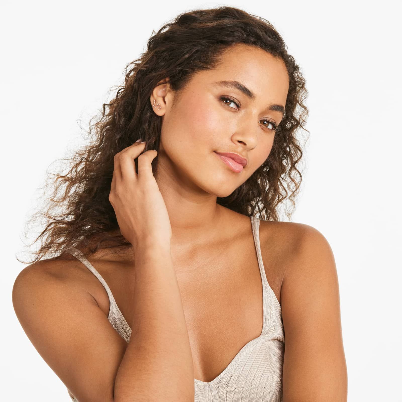 Leo Constellation Lab-Grown Diamond Stud Earrings In 14K Rose Gold