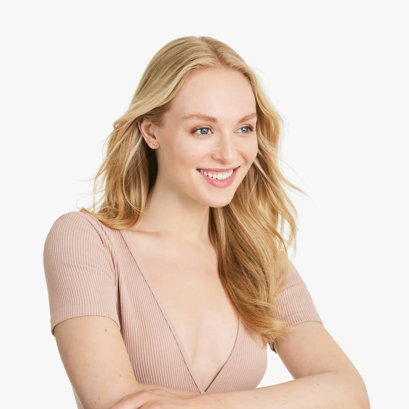 Sagittarius Constellation Lab-Grown Diamond Stud Earrings In 14K Rose Gold