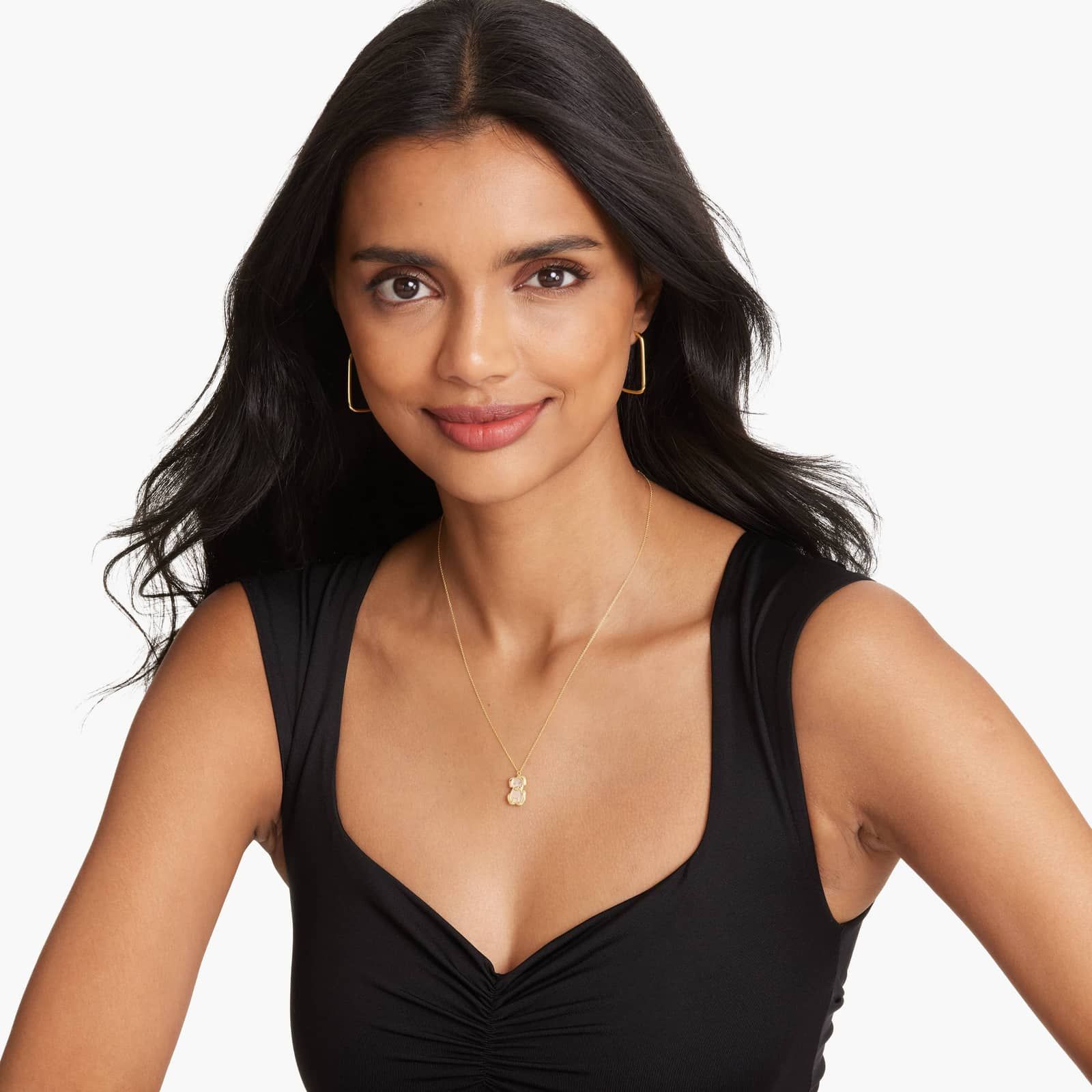 Golden Hour Paperclip Earrings In 14K Yellow Gold