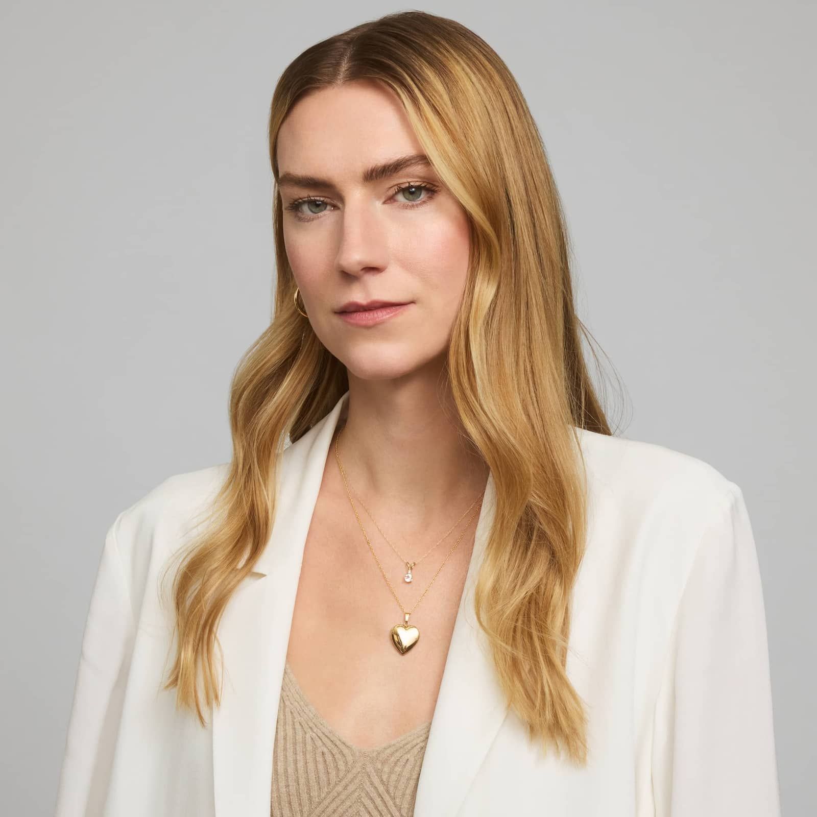 Heart Locket Necklace in 14K Yellow Gold