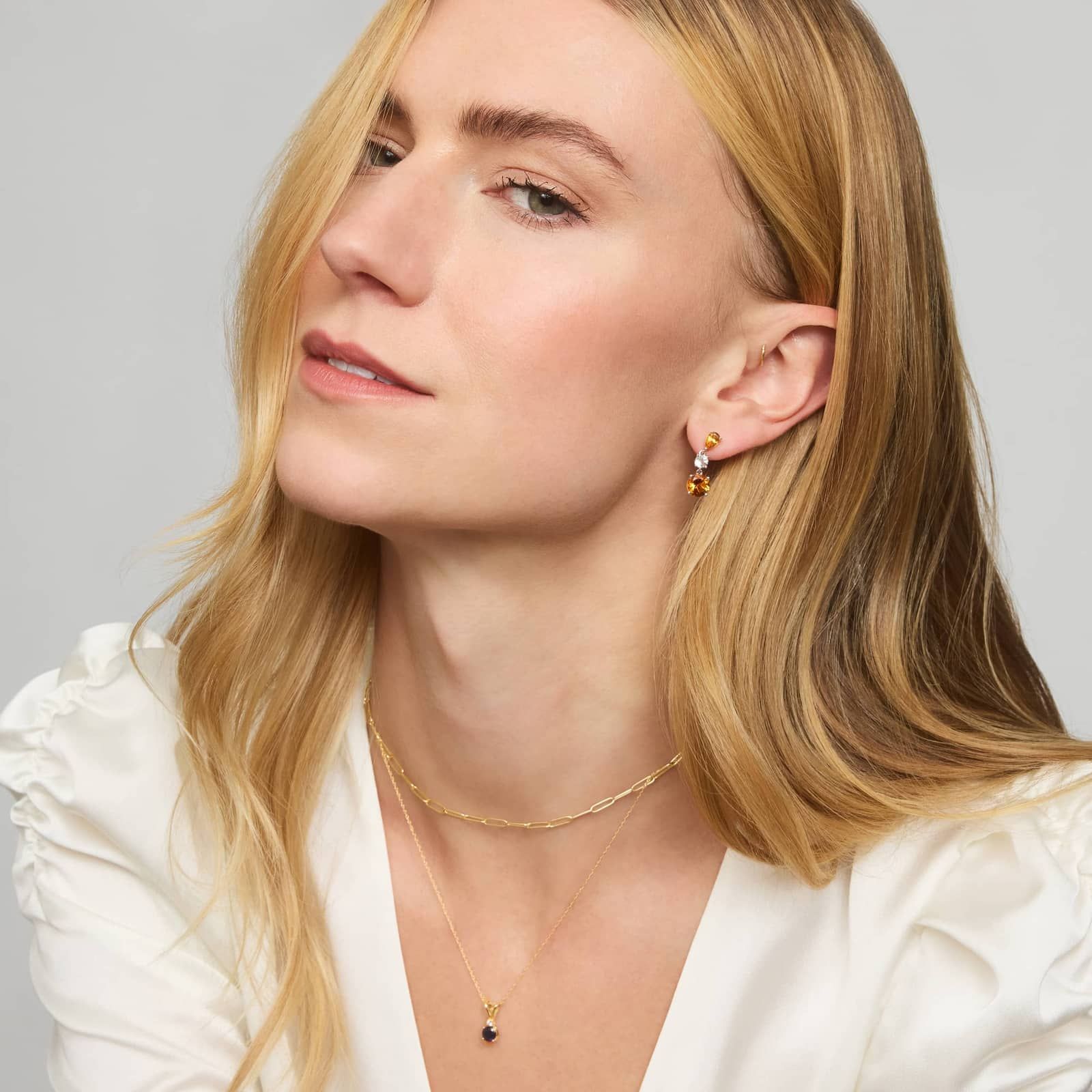 Paperclip Necklace in 14K Yellow Gold