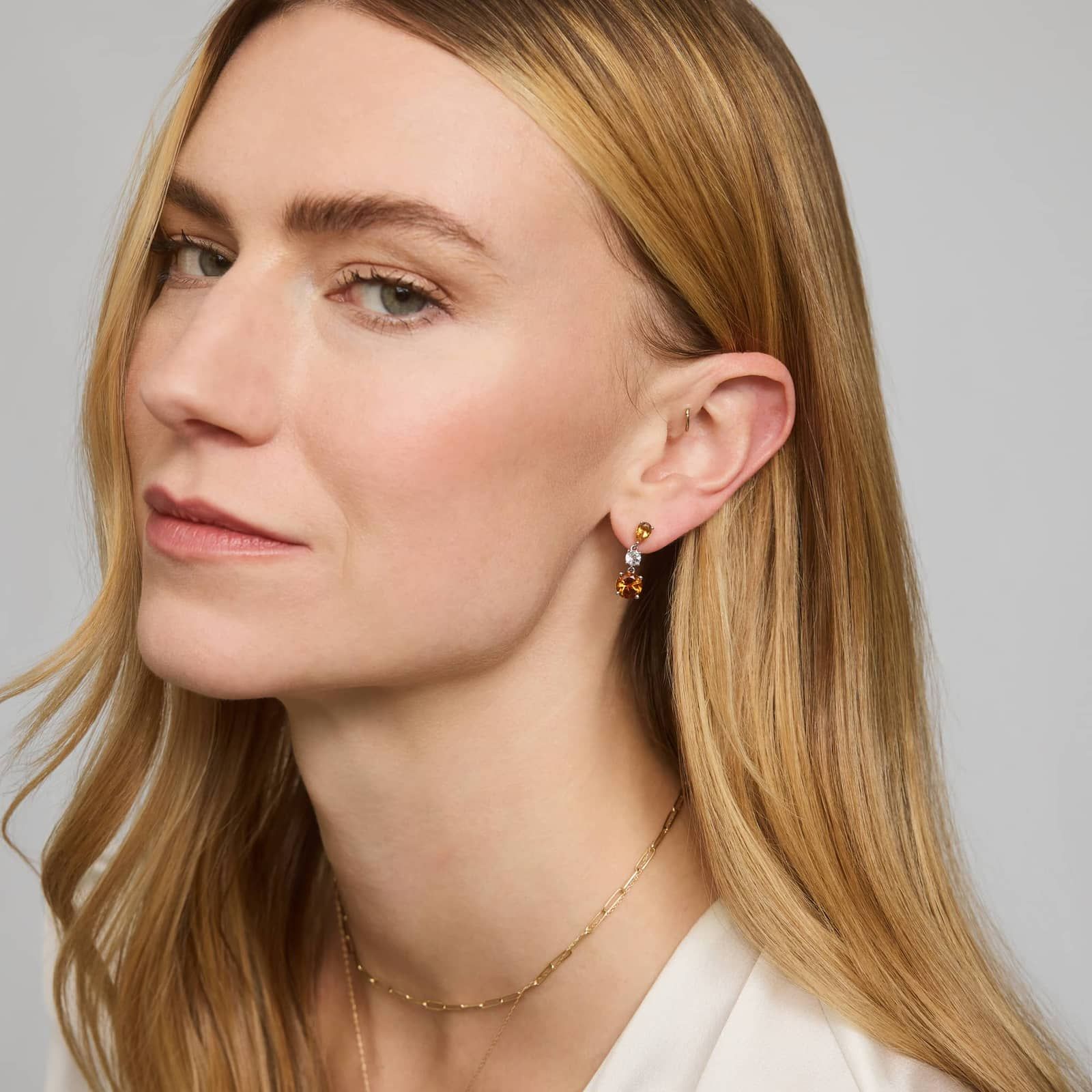 Paperclip Necklace in 14K Yellow Gold