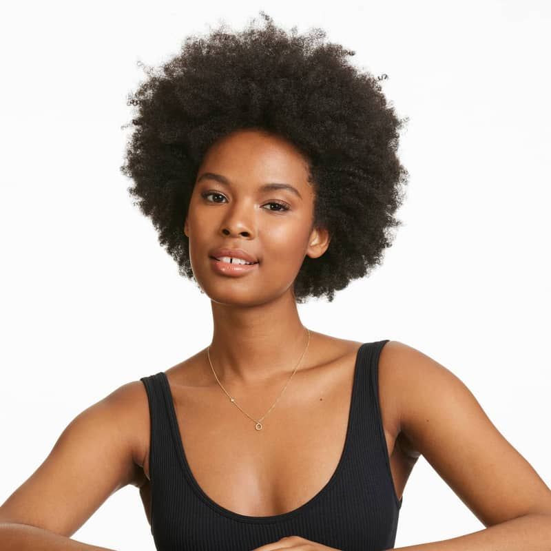 Initial O Diamond Necklace In 14K Yellow Gold