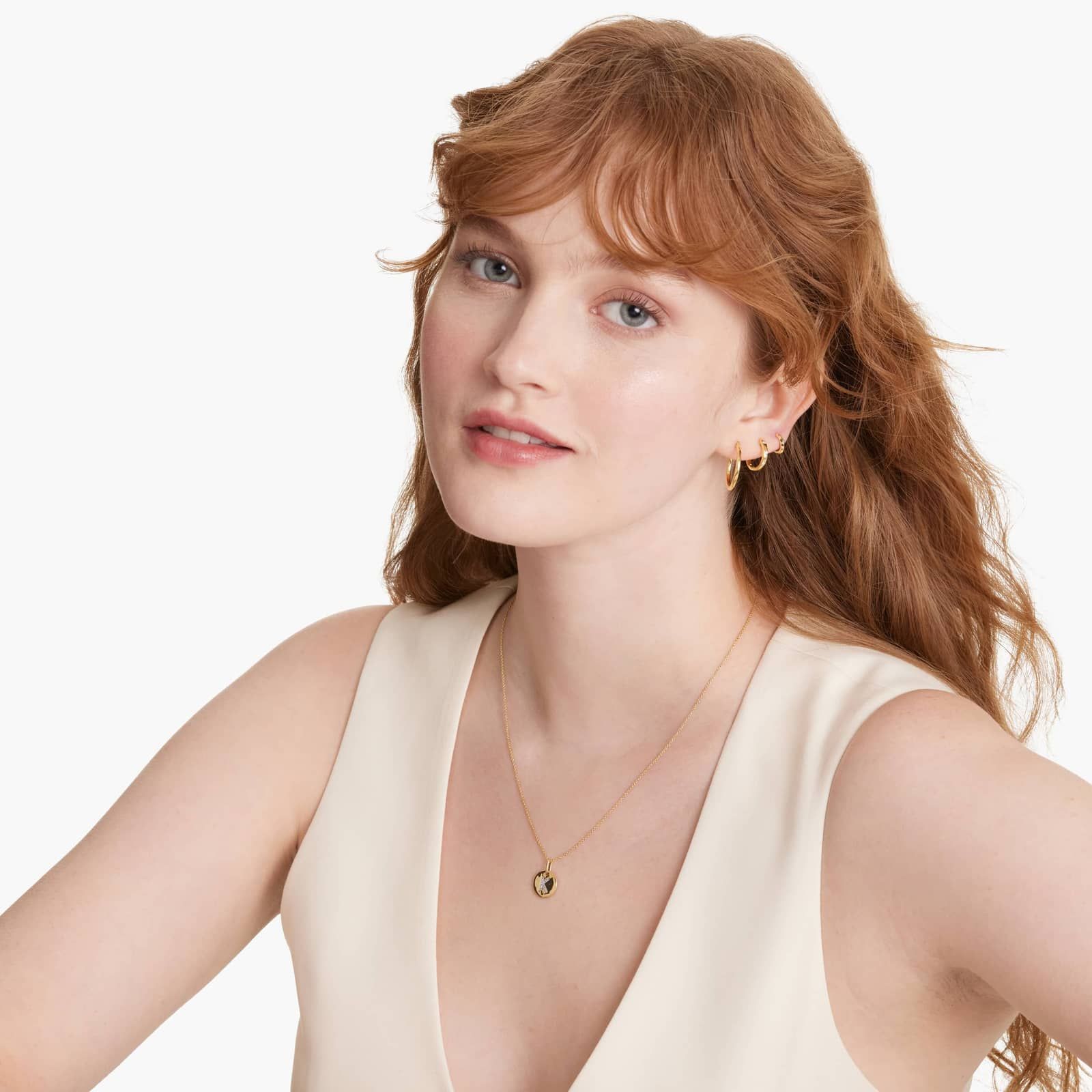 Diamond Initial K Pendant In 14K Yellow Gold