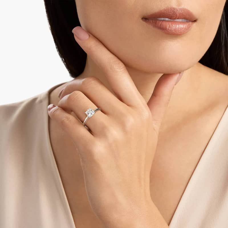 Blue nile cushion cut clearance