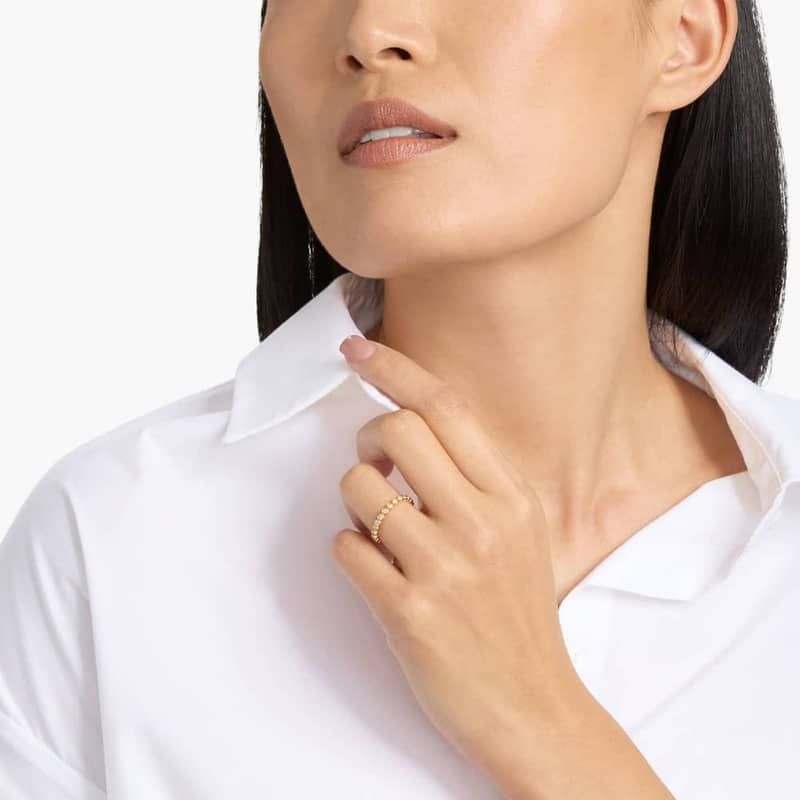 Bezel-Set Diamond Eternity Ring in 14k Yellow Gold (1/2 ct. tw.)