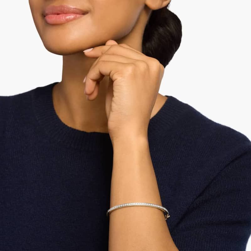 Eternity Diamond Bangle Bracelet in 18k Yellow Gold (2 ct. tw.)