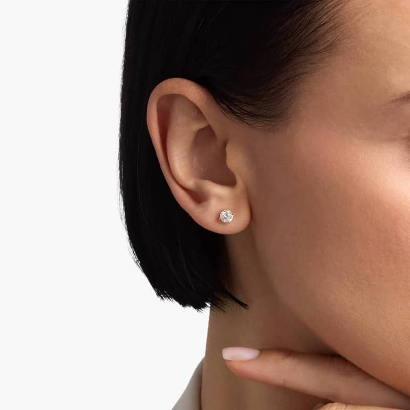 Diamond Stud Earrings in 14k Yellow Gold (1 ct. tw.)
