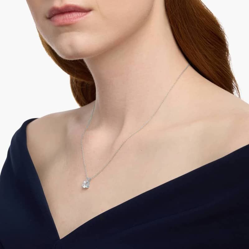 GIA Jewelry Report Diamond Solitaire Pendant in Platinum (1 1/2 Ct. tw. - F/ VS2)