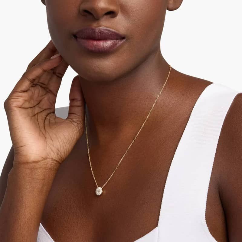 Halo Diamond Pendant In 14K Yellow Gold (1/2 Ct. tw. - H-I / SI1-SI2)