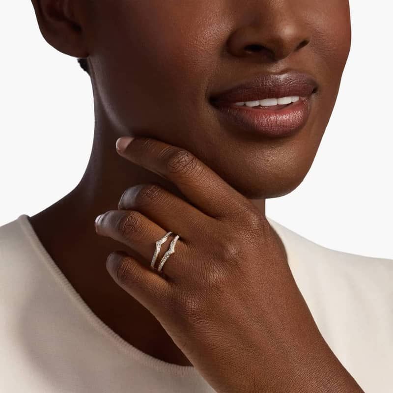 Pointed Diamond Insert in 14k Yellow Gold (1/4 ct. tw.)
