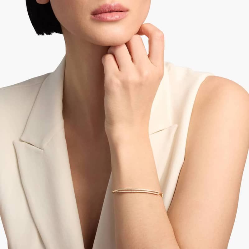 Open Bar Diamond Bangle in 14k Yellow Gold (1/2 ct. tw.)