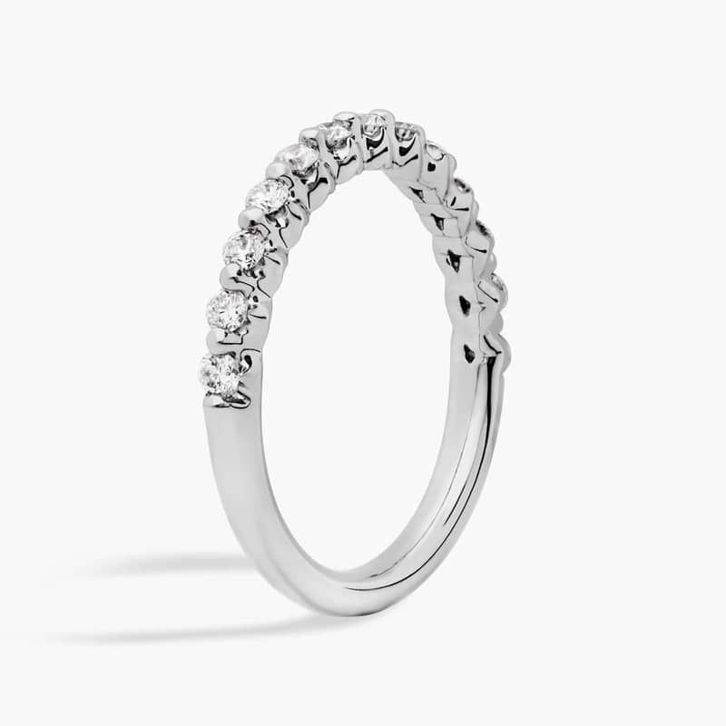 Floating Diamond Wedding Ring in Platinum (1/3 ct. tw.)