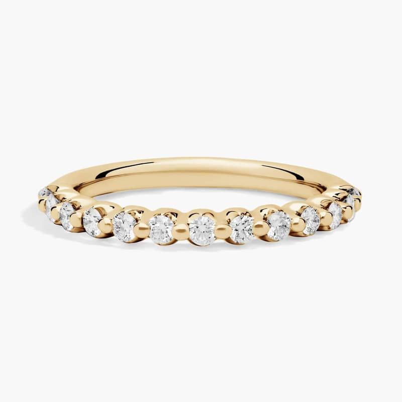 Floating Diamond Wedding Ring in 14k Yellow Gold (1/3 ct. tw.)